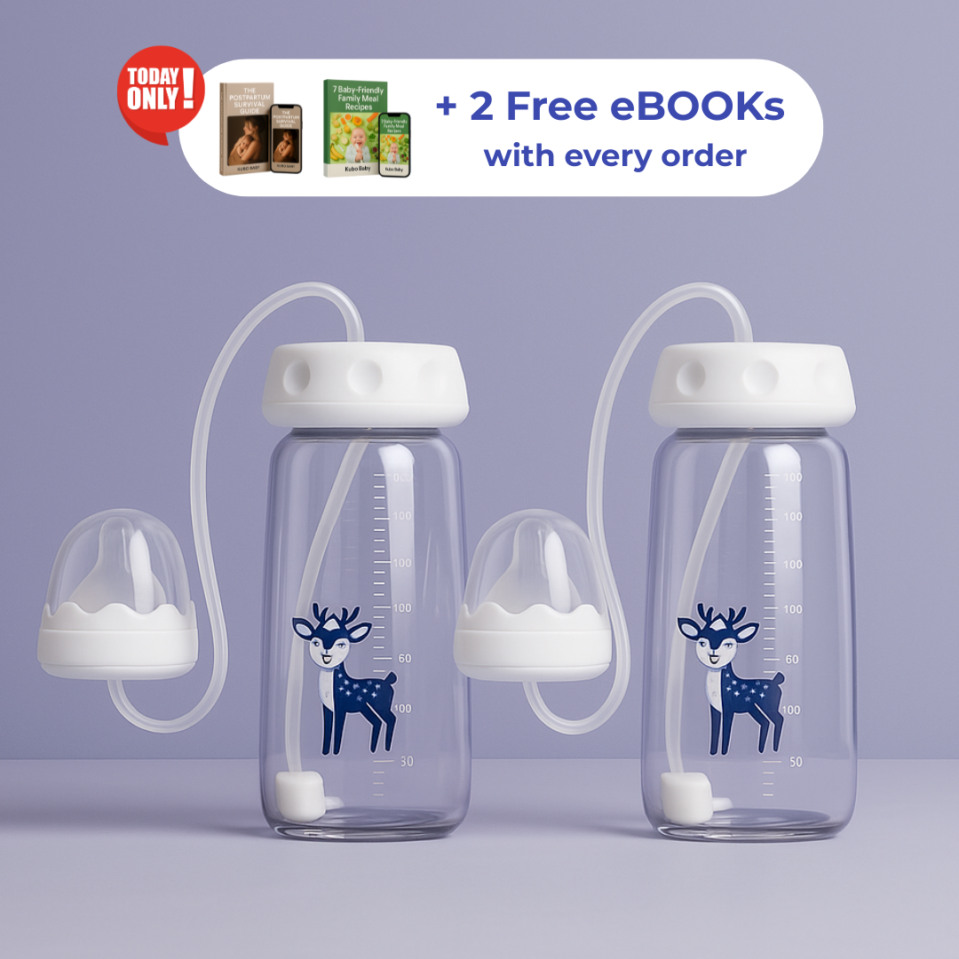 Kubo Baby™ Anti-Colic Self-feeding Bottle (Free Today Only)