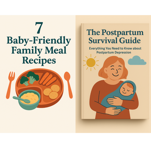 Bundle Gift: 7 baby-friendly family meal recipes + The Postpartum Survival Guide
